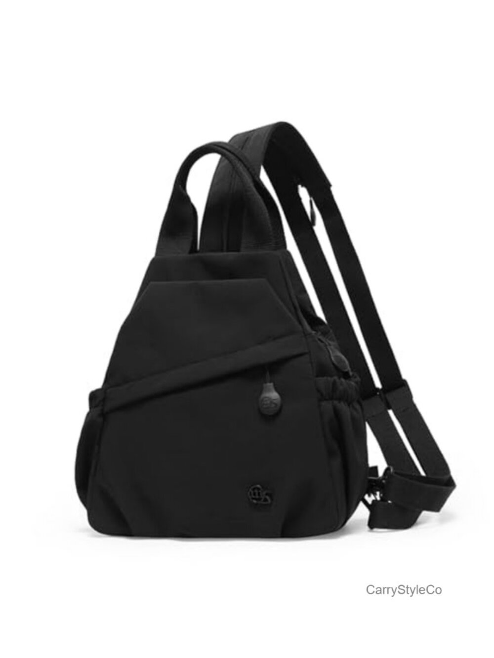 Convertible Sling Backpack Nylon Crossbody Travel Hiking Bag